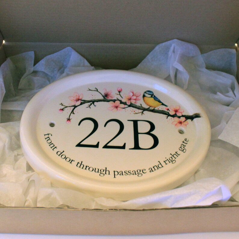 Custom Oval House Plaque/hand Painted Custom Address Plaque Etsy