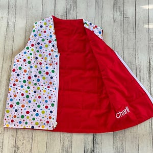 Weighted Vest for Kids, Polka Dot Sensory, Cotton Vest, Glass Beads