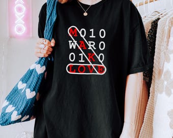 Make Love Not War T-Shirt, Valentine's Gift, Pro Peace Tee