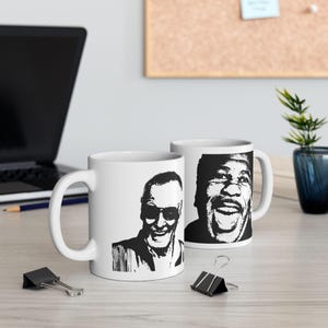 Stanley Cup Mug, Funny Office Gift, The Office TV Show Mug, Stan Lee Mug, Ceramic Coffee Cup, Secret Santa Exchange, Humor Mug for Fans