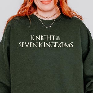 Knight of the Seven Kingdoms, GOT Fan Shirt, Fantasy Sweatshirt, Brienne Island Of Tarth Hoodie, Game Thrones, Winter Coming Sweater ASOIAF