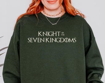 Knight of the Seven Kingdoms, GOT Fan Shirt, Fantasy Sweatshirt, Brienne Island Of Tarth Hoodie, Game Thrones, Winter Coming Sweater ASOIAF