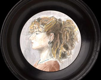 Miniatur Porträt - ideales Geschenk für einen geliebten Menschen