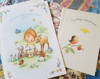 Children Floral Vintage Wrapping Paper 4 Rolls New In Package Hallmark Norcross Betsey Clark American Greetings Birthday
