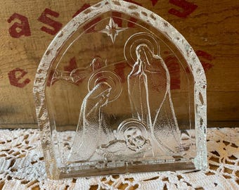 ハデランド社のクリスタルのオブジェ Hadeland Glassverk Norway / Set of 3 / Cobalt Blue Three Kings