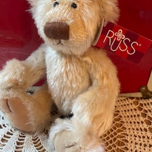 Sweet Vintage Russ Berrie Bears from the Past Plush Bear DESMOND