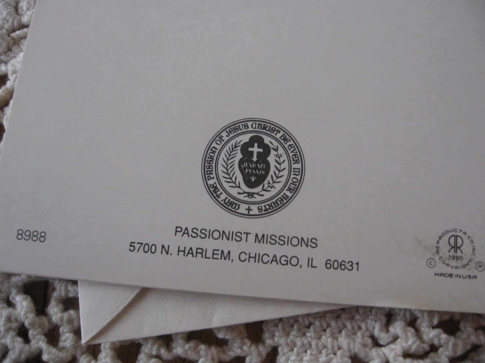 Sweet Unused Vintage Christian Valentine Card with ...