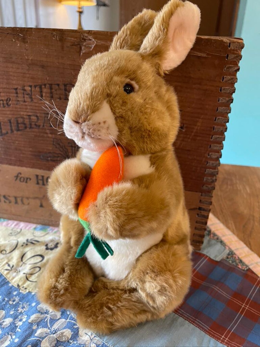 Russ Rabbits Vintage Russ Berrie Plush Easter Bunny Peter Rabbit CARRINGTON - Etsy