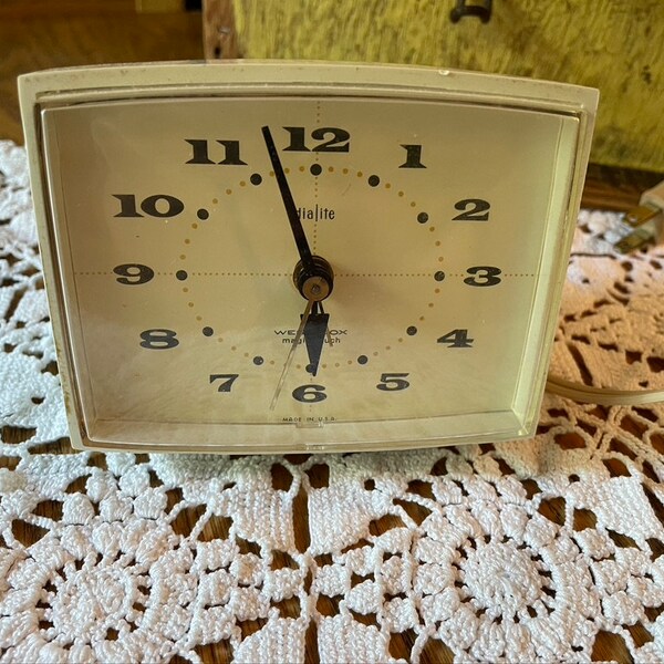 Analog Electric Clock Etsy