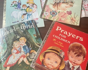 Four Sweet Vintage 1950’s Through 1970’s Little Golden Books All Illustrated by Eloise Wilkin