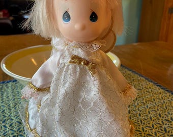 Vintage 1994 Precious Moments Angel Doll or Christmas Tree Topper