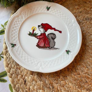 Sweet Small Vintage 1976 Decorative Plate Suzy Spafford Suzys Zoo by Enesco