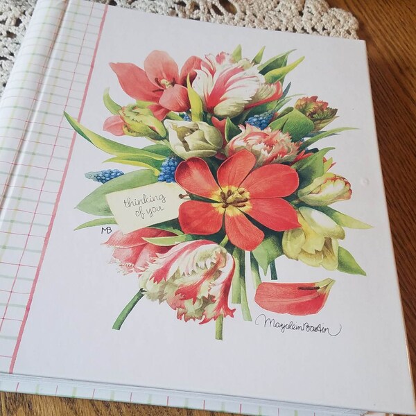 hallmark greeting card organizer book