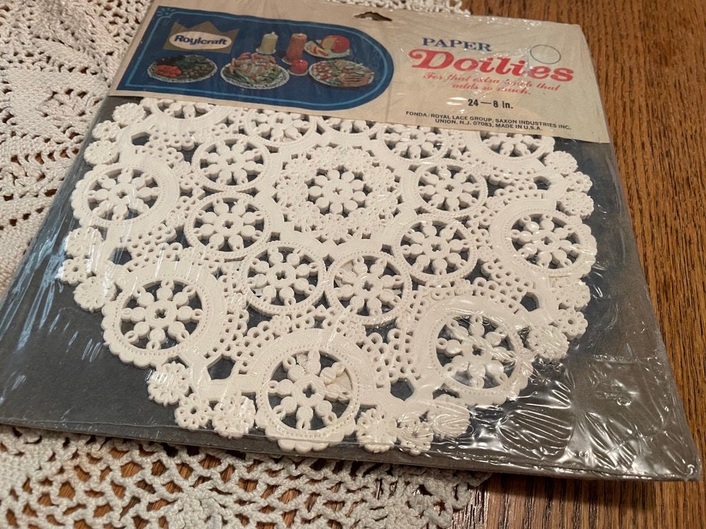 Unopened Package of 24 Roylcraft 8 Inch Doilies