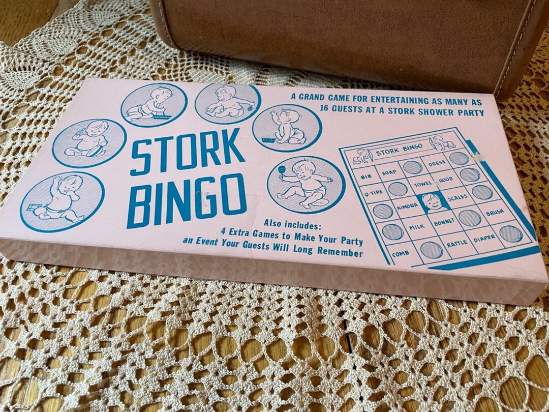 Storks Game Very Retro Stork Bingo Game Vintage 1957 by the Leister Game Co - Etsy