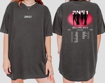 2NE1 Willkommen zurück 2024-2025 Asien-Tournee-Konzert-Shirt