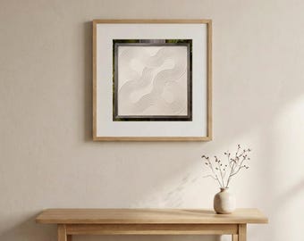 Zen Sand Garden Wall Art | Japanese Rock Garden Printable | Minimal Japandi Decor | Wabi Sabi Art | Calm Neutral Decor Download