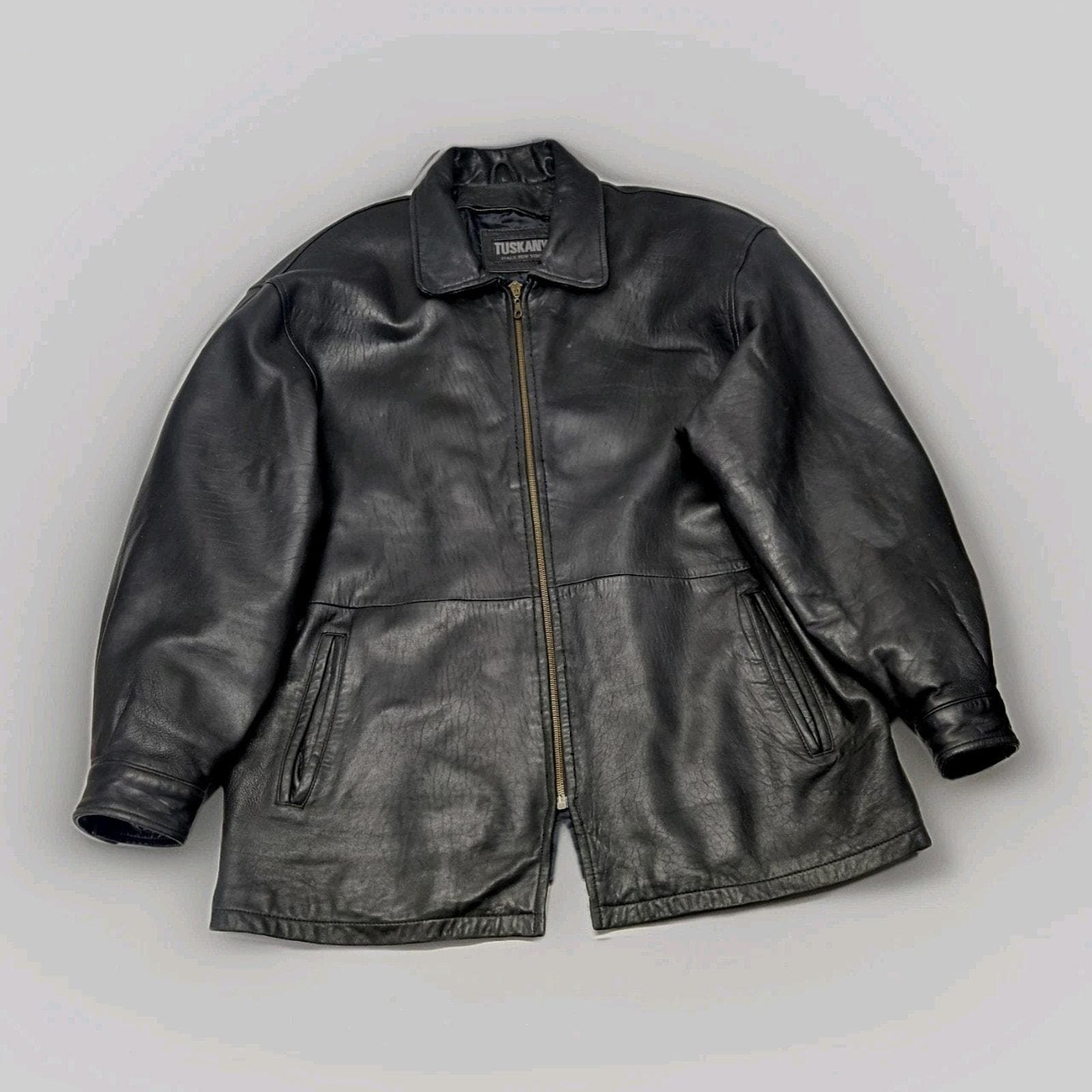 Italian Vintage Leather Jacket - Etsy