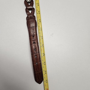 Brighton Embellished Belts Women’s Medium Brown Leather Vintage 90s Western image 4