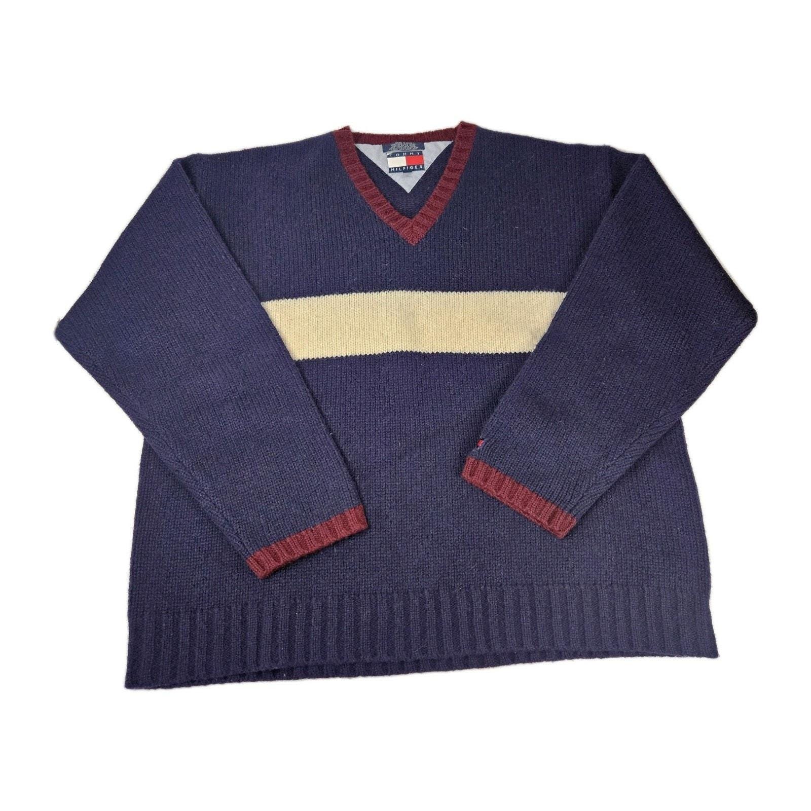 ニット+セーター 90s 00s vintage turquoise wool knit y2k Women Y2K Sweater Grandpa Vintage Knitted Grunge Fall Sweaters for
