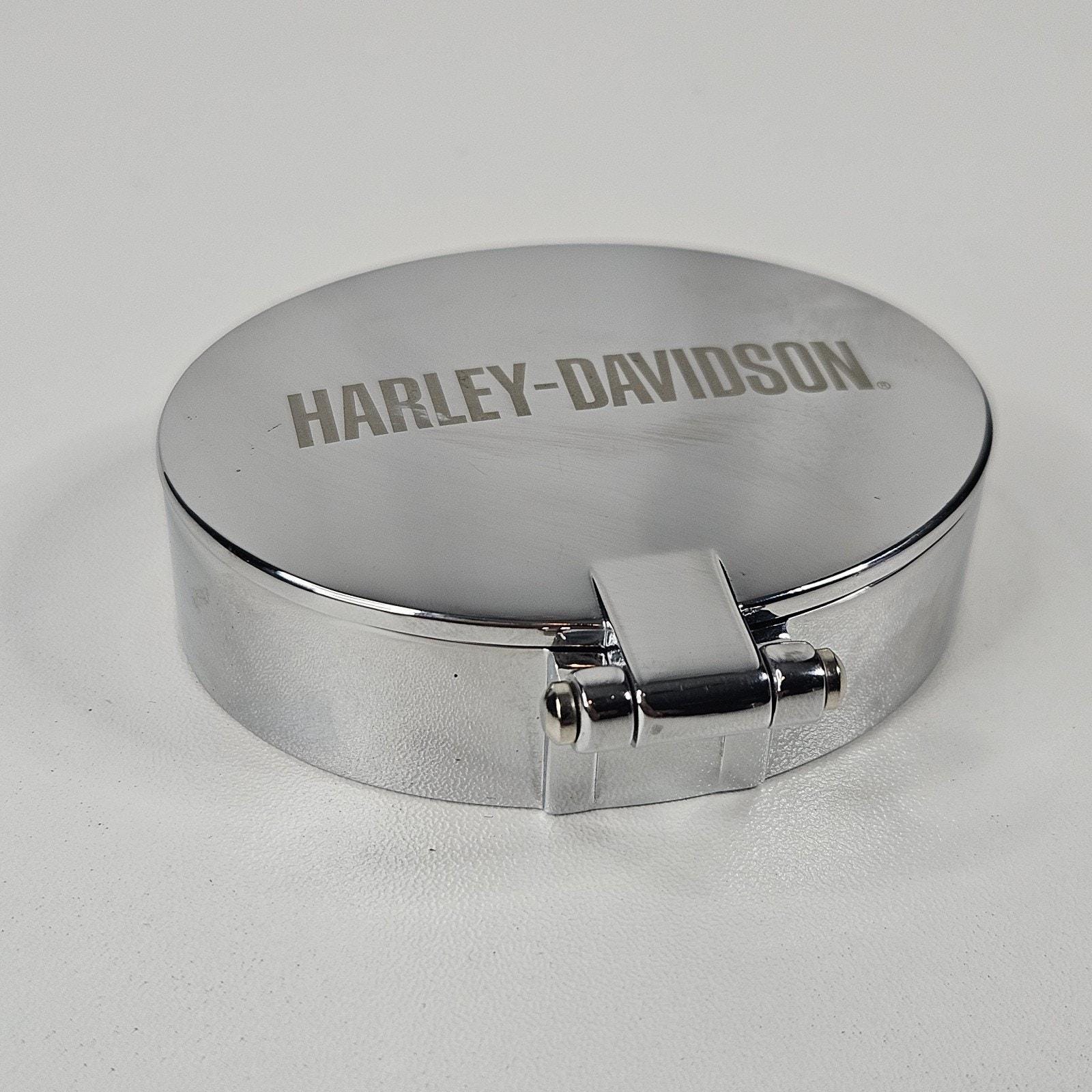Chrome Vintage Harley Davidson Clock, Foldable Clock for Bikers