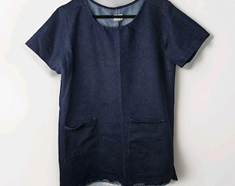 Urban Renewal Denim Minikleid Größe S Vintage Fabrics Made ist USA