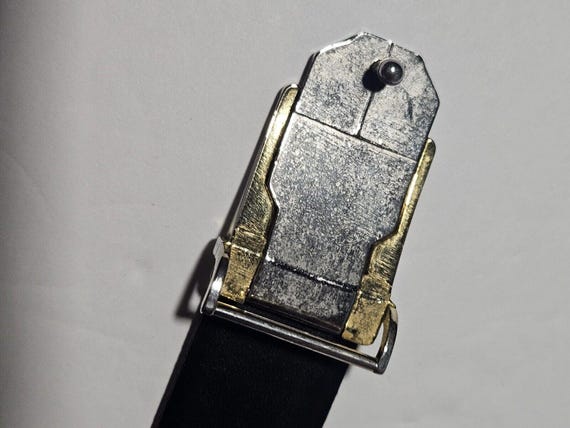 ヴィンテージ クリスチャン ディオール ロゴ バックル ブラウン