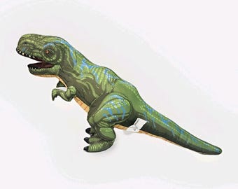 恐竜型ぬいぐるみ 緑色 グリーンTRexぬいぐるみ：超ソフトなティラノサウルスの腕の人形