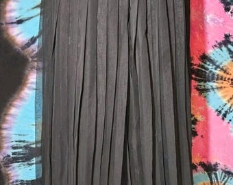 80s Vintage Chiffon Pleated Pants Evenings Raul Blanco Size 4 Sheer Layered Flowy