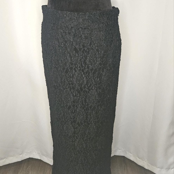 Lace-Up Vintage Pencil Retro Tight Long-Skirt main image 1