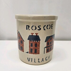 Robinson Ransbottom 1 litre en grès Crock High Jar Roseville vintage des années 90