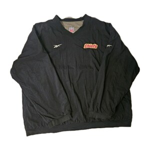 Chaqueta reversible bordada vintage Reebok Pro-Line Kansas City CHIEFS, talla 2XL XXL imagen 6