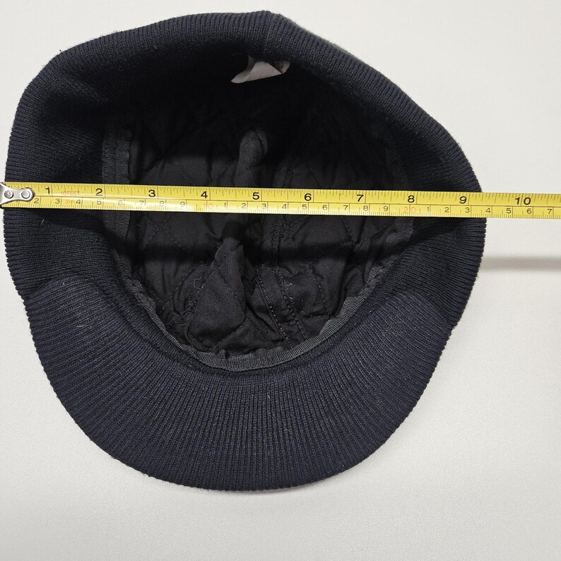 Sombrero vintage Pendleton, de franela multicolor, rojo y azul marino, talla mediana, estilo retro unisex. imagen 7