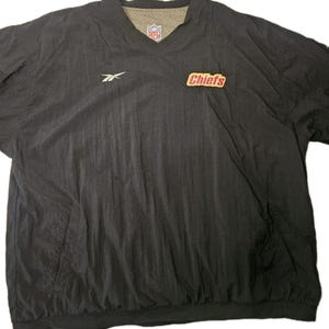 Chaqueta reversible bordada vintage Reebok Pro-Line Kansas City CHIEFS, talla 2XL XXL imagen 10