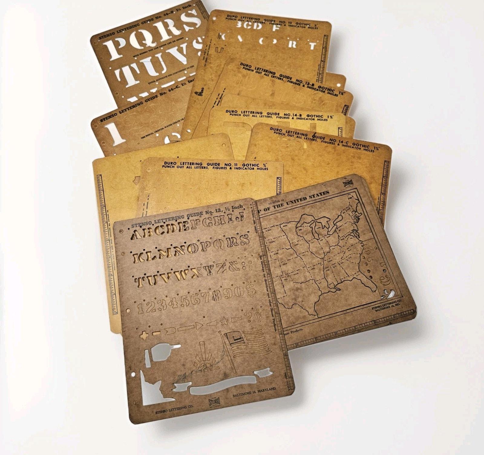 Leroy lettering set drafting vintage - Etsy 日本