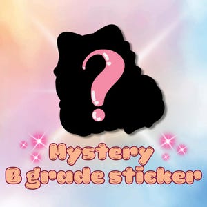 Mystery B grade Vinyl waterproof Cute Sticker