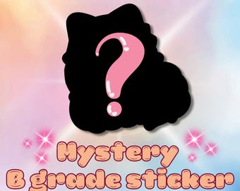 Mystery B grade Vinyl wasserfest Niedlicher Aufkleber