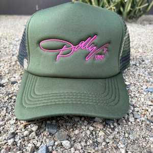 Dolly Camo Embroidered Trucker Hat Dolly Lover Country Gift Idea Country Music Fan Hat for Country Concert Gift Idea Girls Trip Nashville