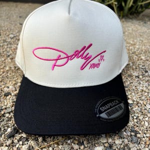 Dolly SnapBack Embroidered Hat for Dolly Lover Gift Idea for Country Music Fan Trucker Hat for Country Concert Dolly Parton Fan Gift