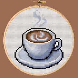 Coffee Cross Stitch Pattern