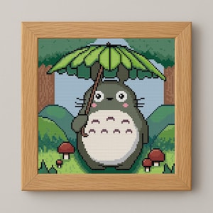 Totoro Cross Stitch Pattern Studio Ghibli