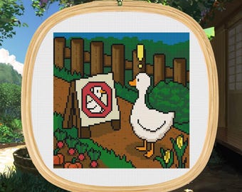No Geese Allowed Cross Stitch Pattern