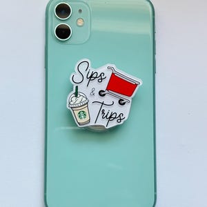 Cute quote phone grip/stand