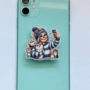Cute phone/kindle grip