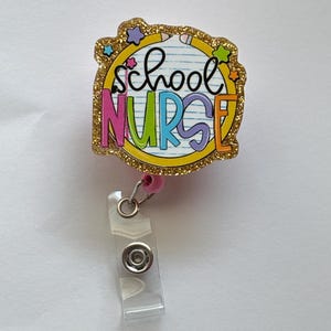 Lunch Lady Badge Reel