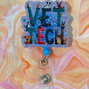 Vet Tech Badge Reel