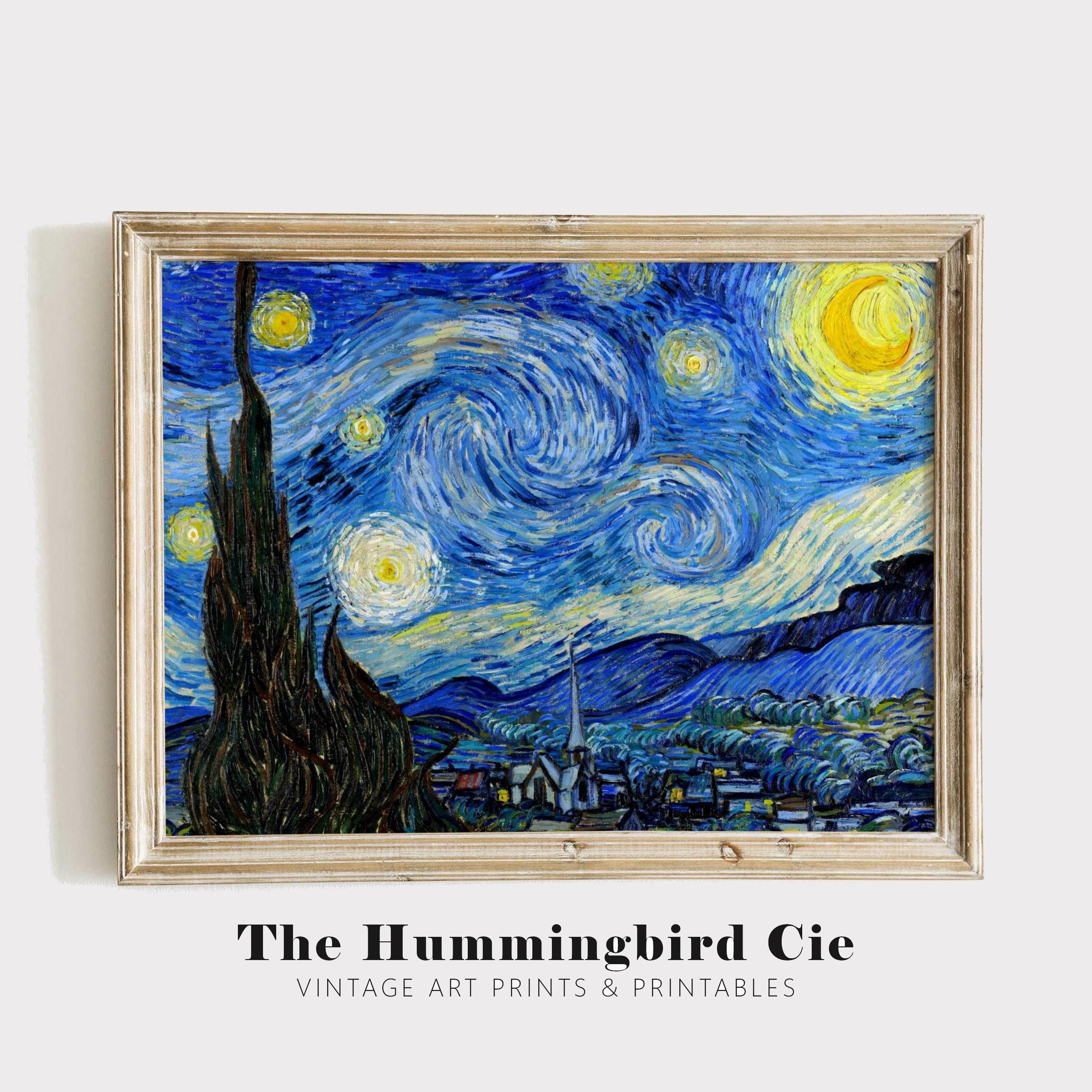 Vincent Van Gogh, Starry Night - Vintage Reproduction Art Print