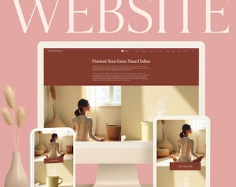 Wix Website Template for Coaches, Service Businesses & Online Shops | Easy-to-Edit Coaching Website |Rich Theme
