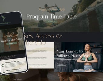 Zen Shore Yoga Elementor WordPress-tema: Modern webbmall för yogastudior BLACK FRIDAY 75% RABATT!