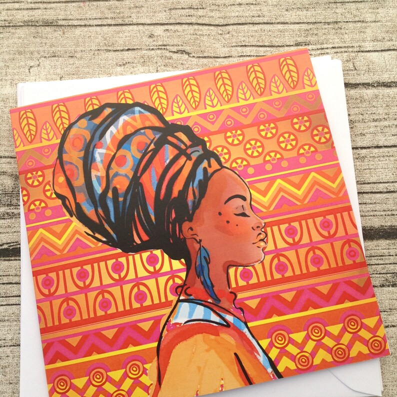 African Writing Set African Stationary African Beauty - Etsy